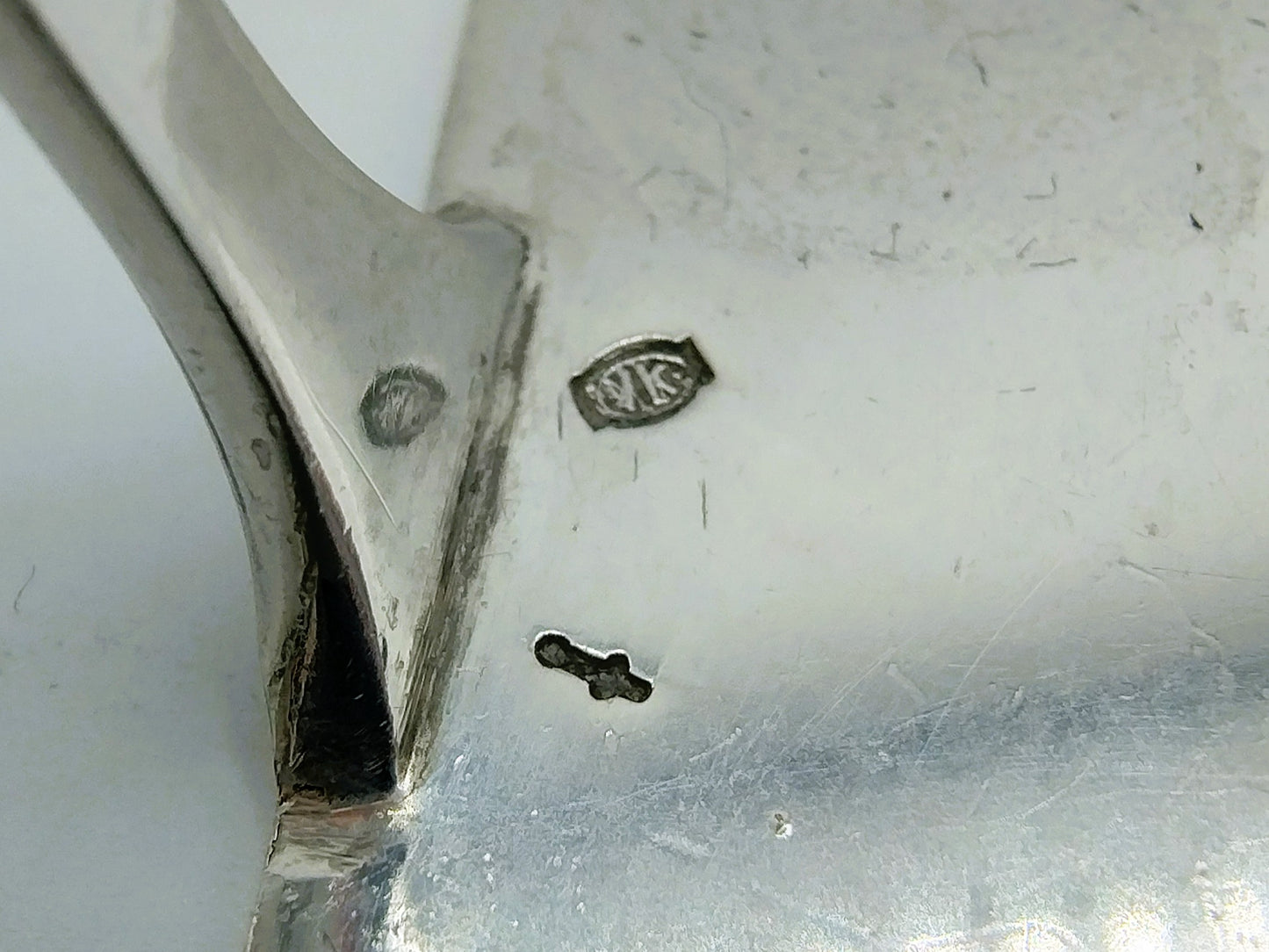 Silver table slider, Fa. Gerritsen, van Kempen, Zeist.