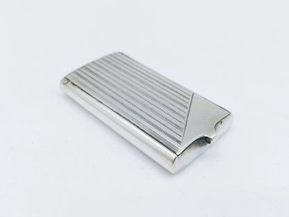 Silver box with stamp pad and glass plate