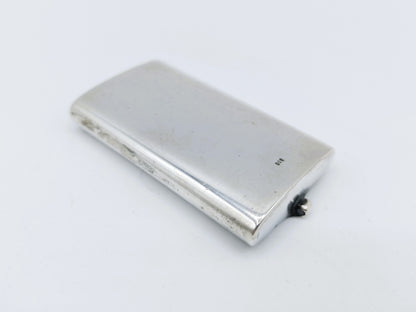 Silver box with stamp pad and glass plate