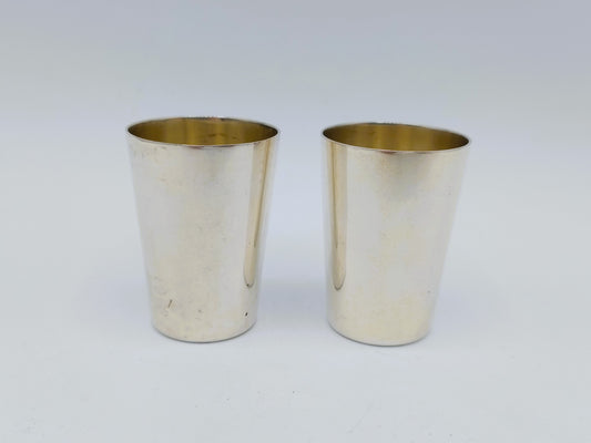2 Geburtsbecher, W. Binder, Schwäbisch Gmünd, 1928