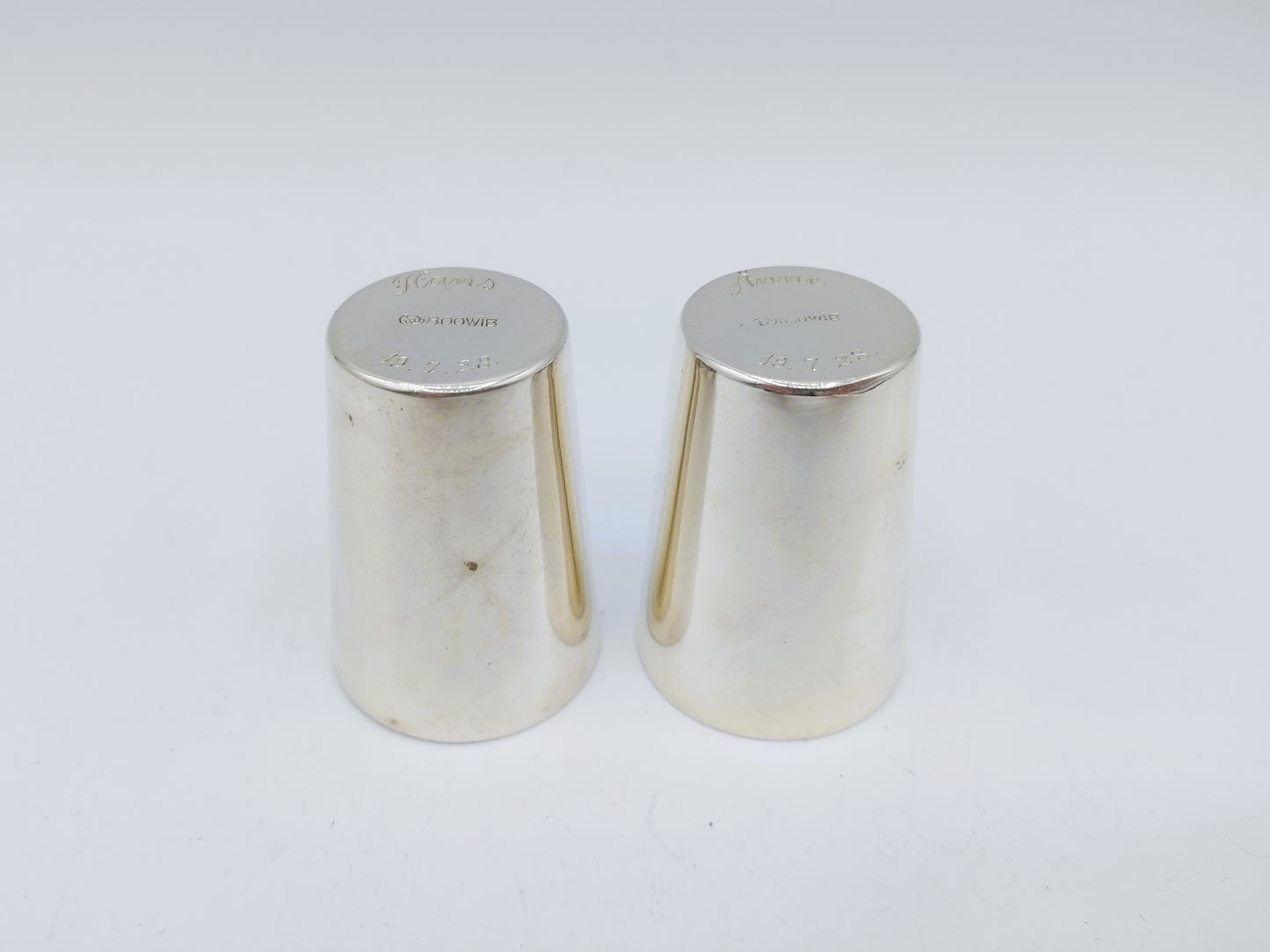 2 Birth cups, W. Binder, Schwäbisch Gmünd, 1928