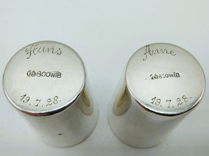 2 Birth cups, W. Binder, Schwäbisch Gmünd, 1928
