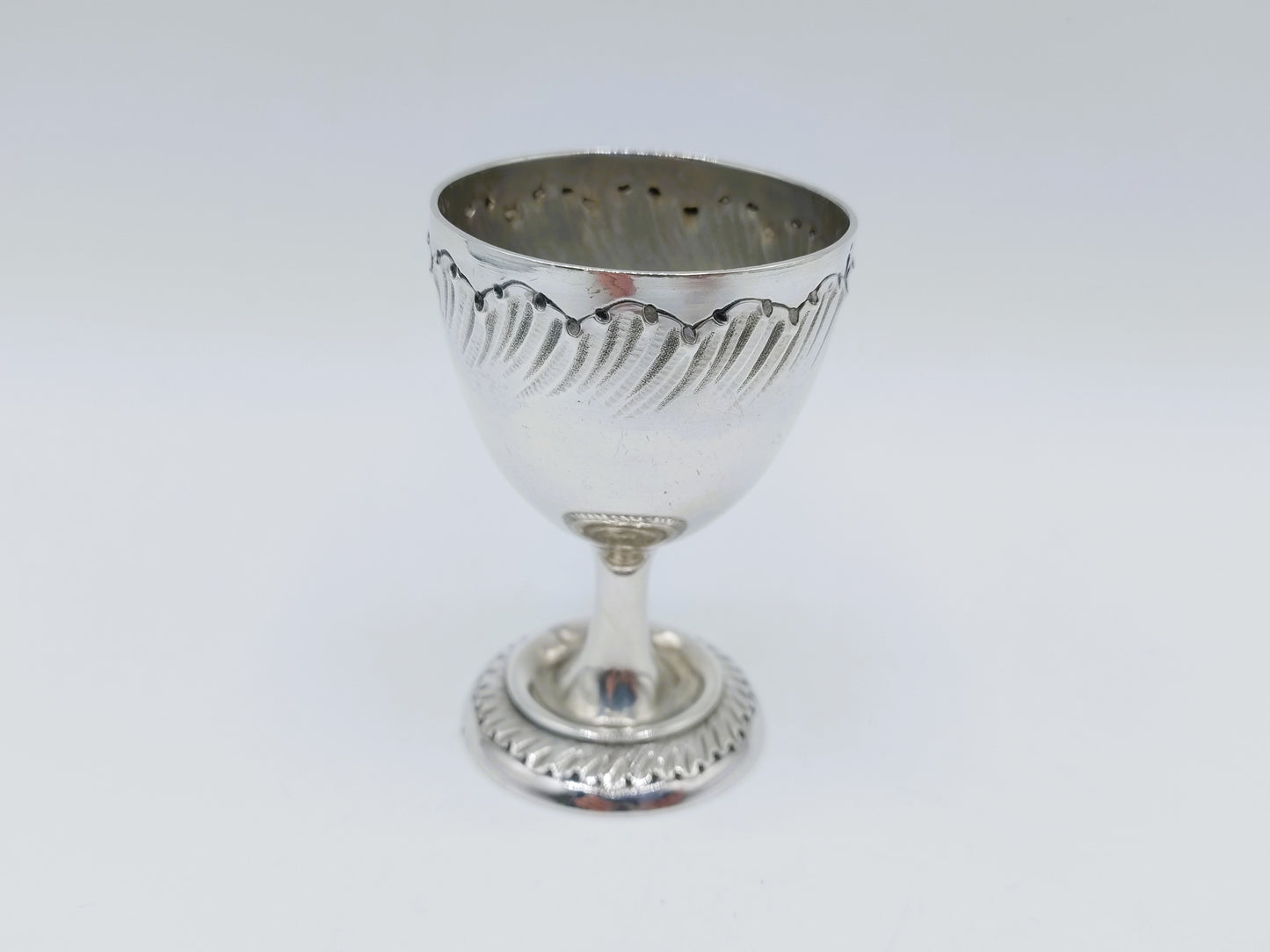 Silberner Eierhalter, A. Boulenger, Paris, ca. 1890