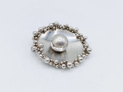 Silver brooch, Jansen Post &amp; Cocks, Amsterdam.