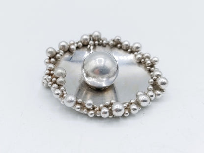 Silver brooch, Jansen Post &amp; Cocks, Amsterdam.