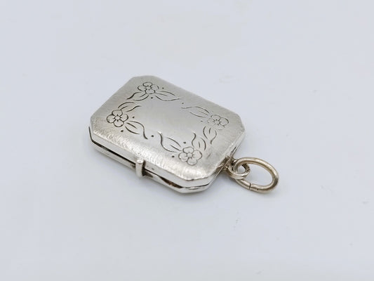 Silber Medaillon Anhänger, 835