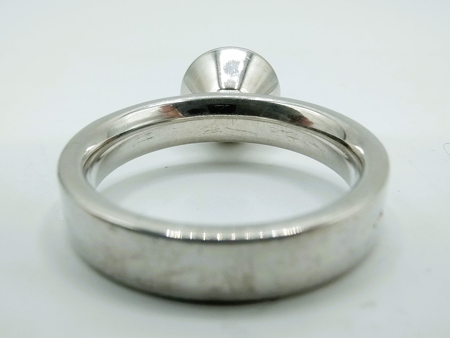 Silver ring with amethyst, Amsterdam, 18 mm