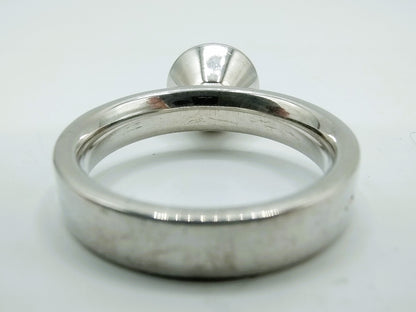 Silver ring with amethyst, Amsterdam, 18 mm