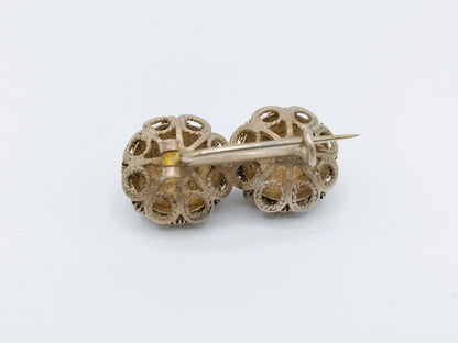 Silver Zeeland button brooch, 835