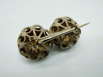 Silver Zeeland button brooch, 835