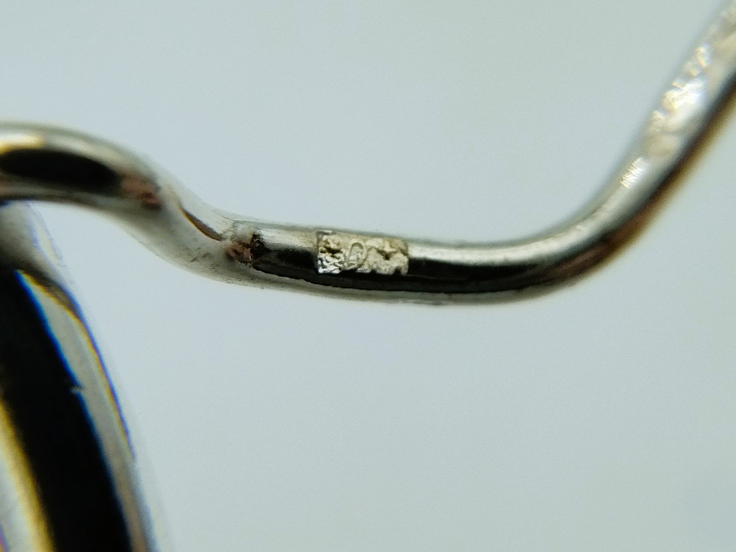 Silver hoop earrings, 925