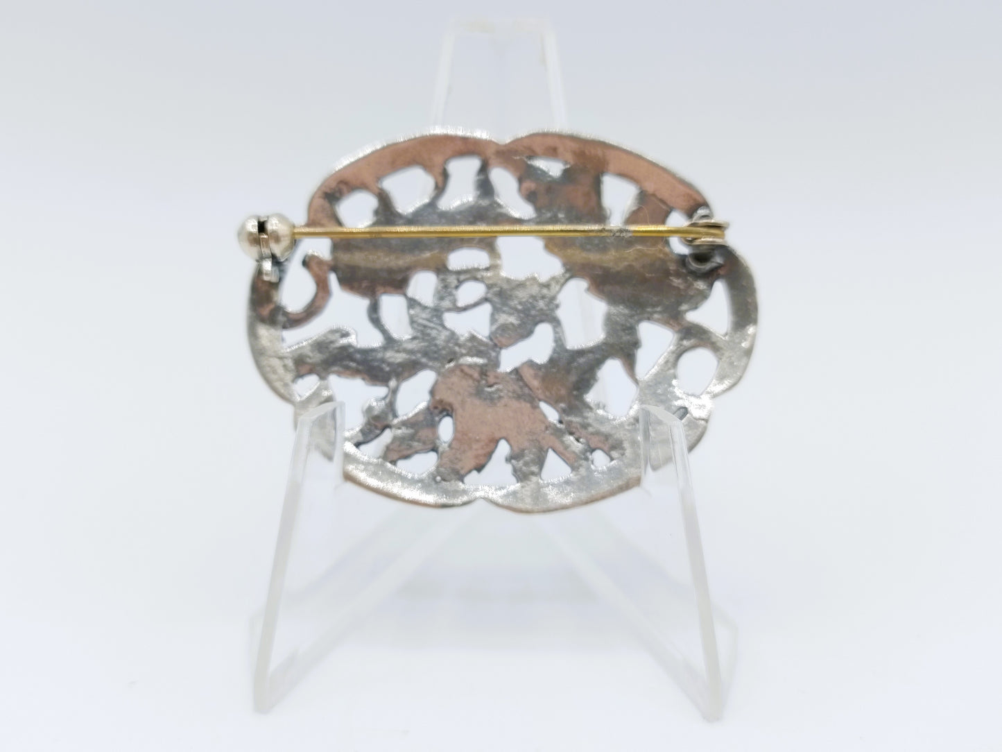 Silver brooch, GJ van den Bergh, Schoonhoven