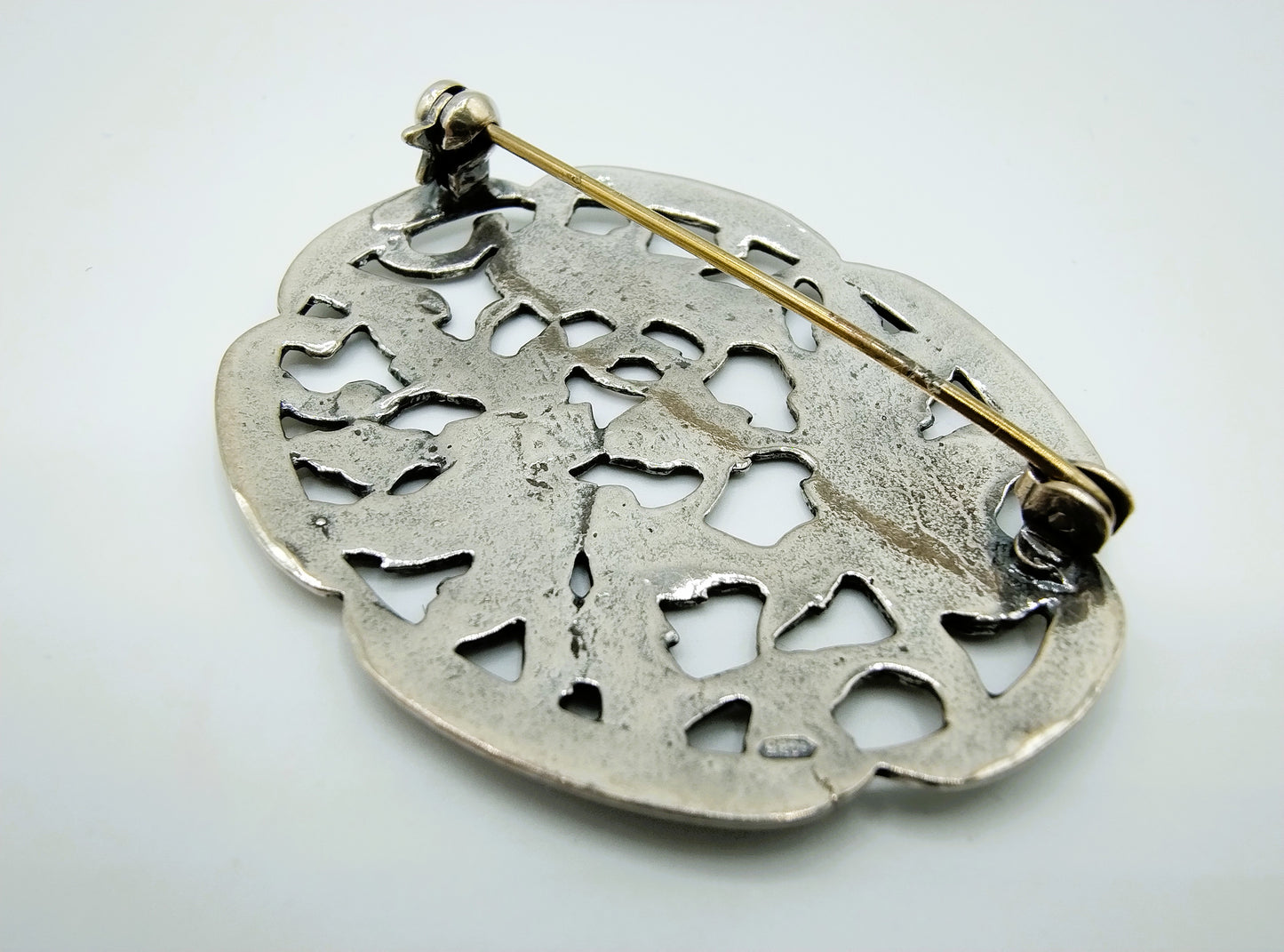 Silver brooch, GJ van den Bergh, Schoonhoven