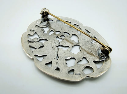 Silver brooch, GJ van den Bergh, Schoonhoven