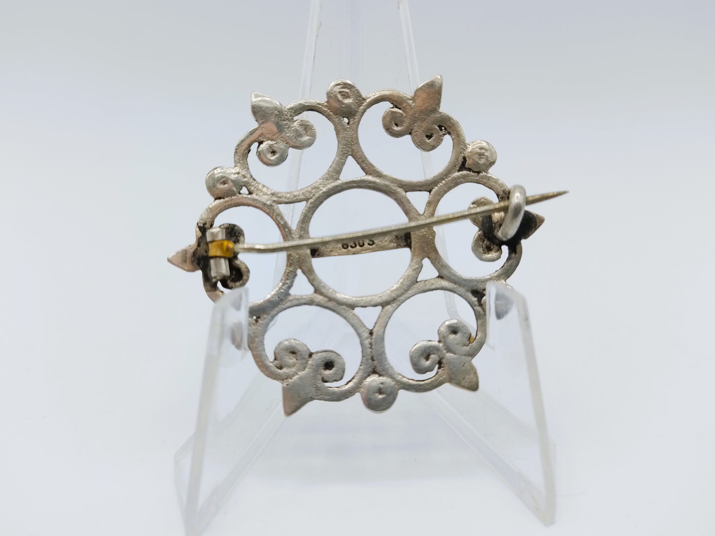 Silver brooch, GJ van den Bergh, Schoonhoven