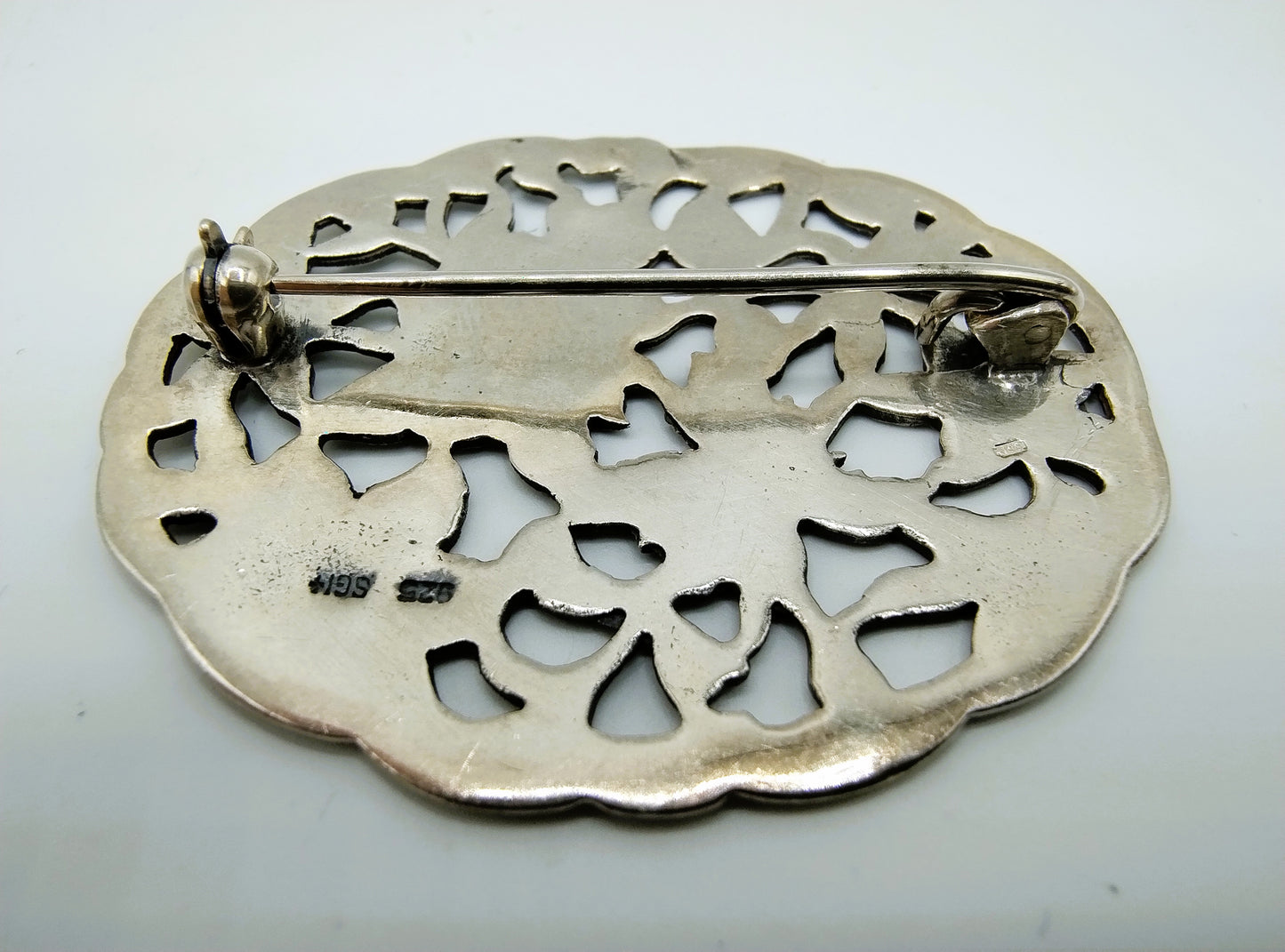 Silver brooch, GJ van den Bergh, Schoonhoven