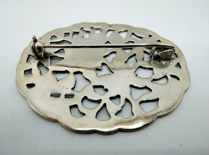 Silver brooch, GJ van den Bergh, Schoonhoven