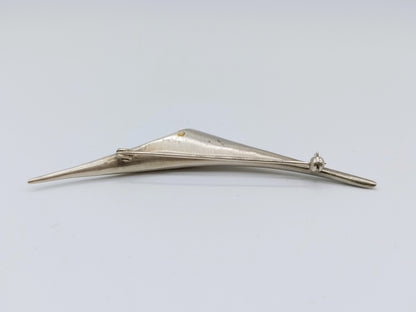 Silver brooch, GJ van den Bergh, Schoonhoven