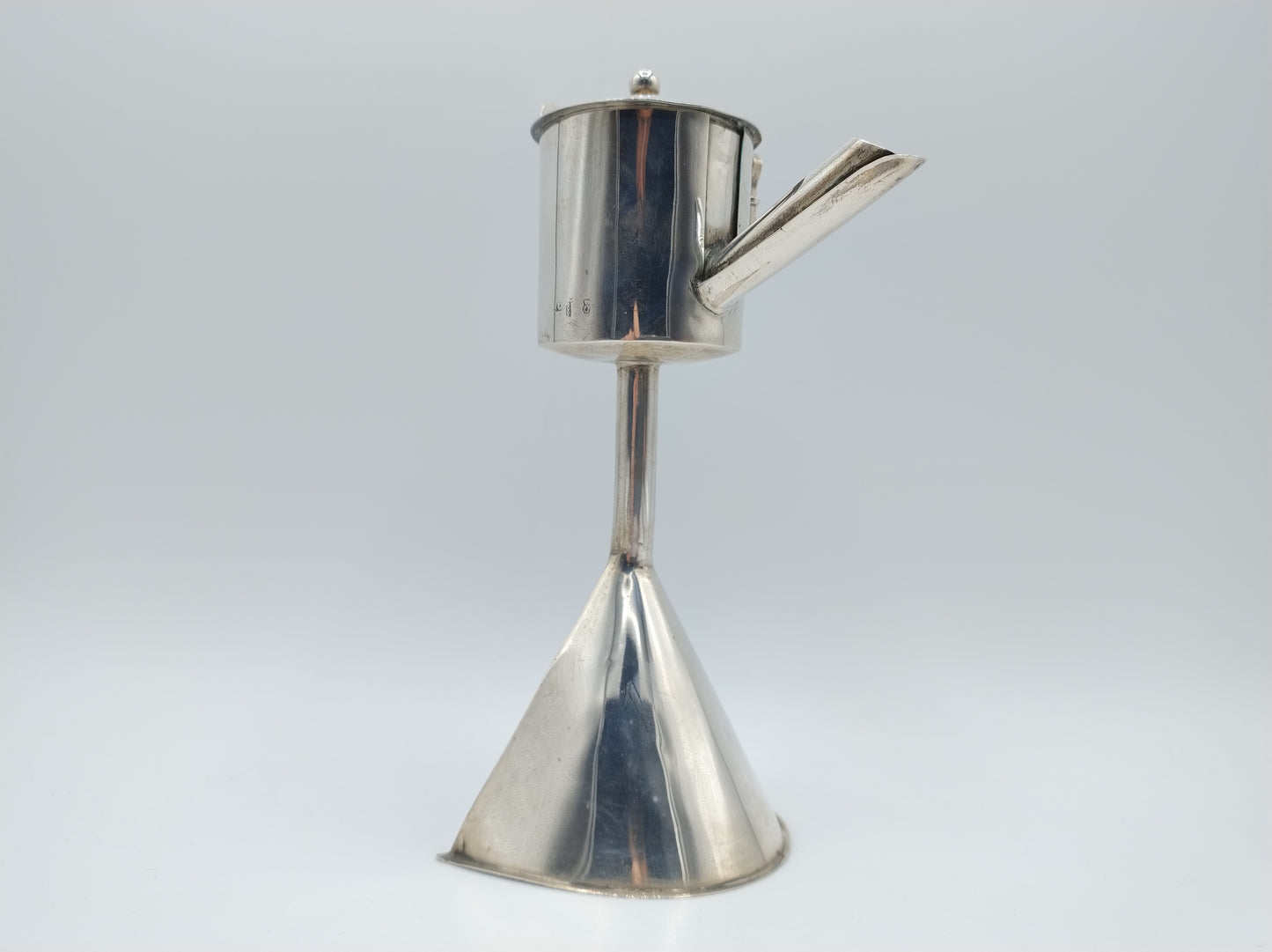 Zilveren miniatuur snotneus, groot model, 1919