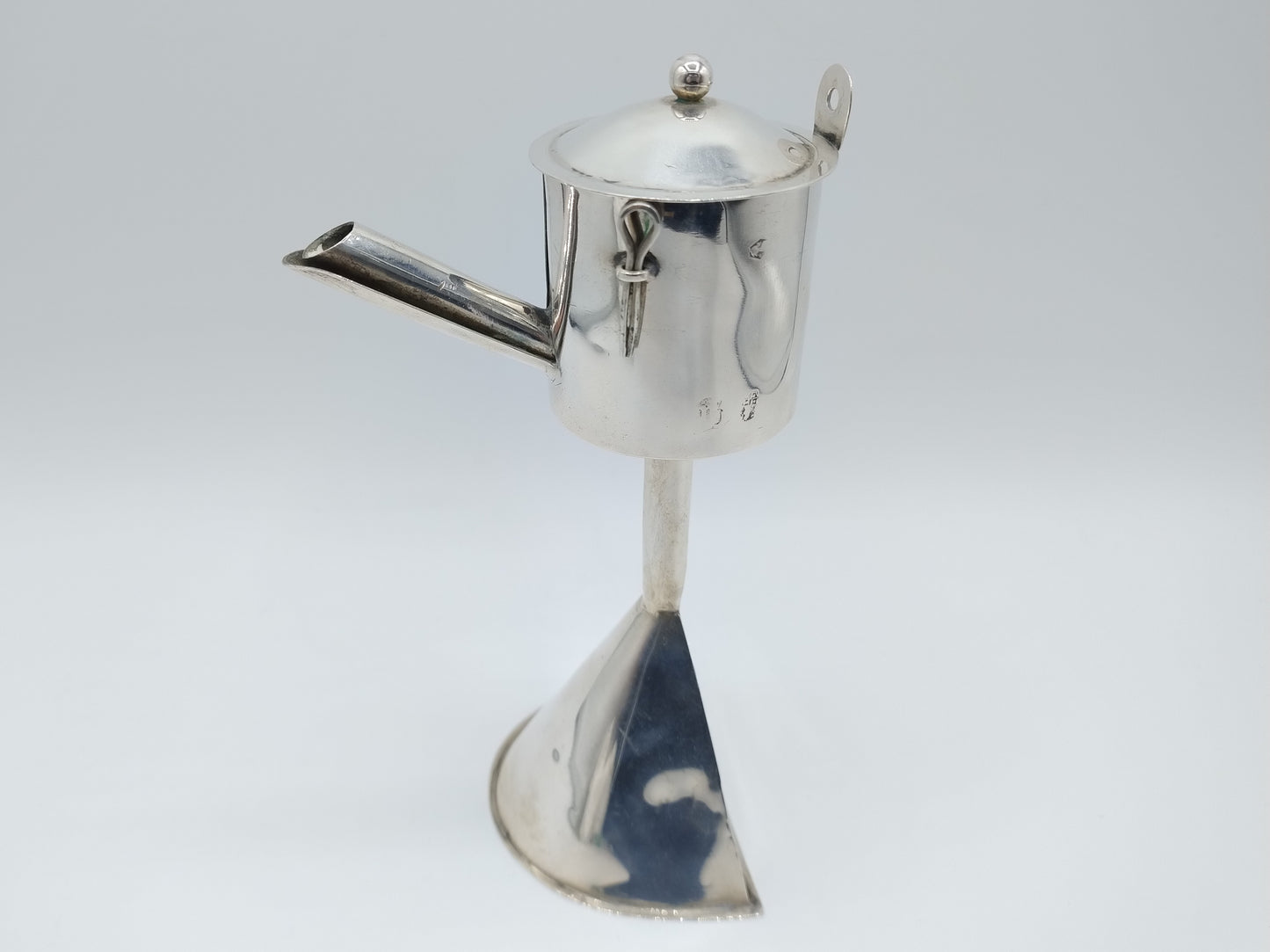 Zilveren miniatuur snotneus, groot model, 1919