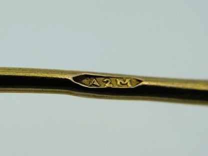 Antieke gouden mutsenspelden, A.E. Monasch, Hilversum