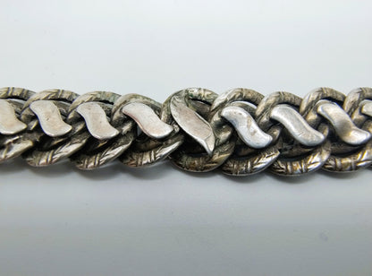 Silver watch chain, 835