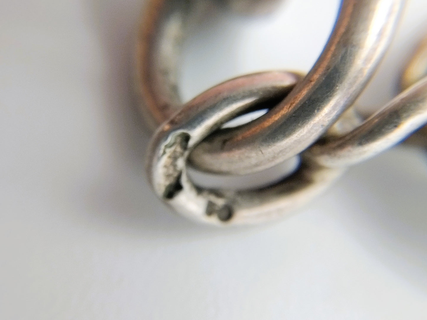 Silver watch chain, 835