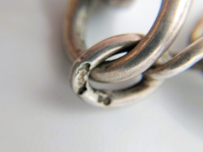 Silver watch chain, 835