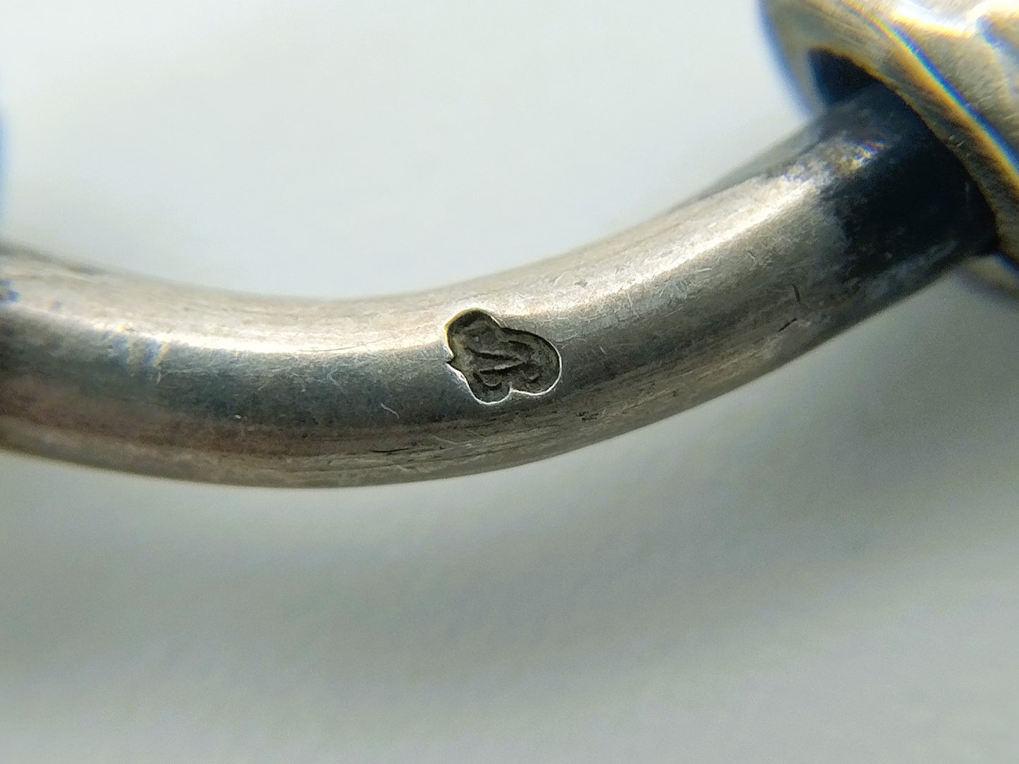 Silver watch chain, 835