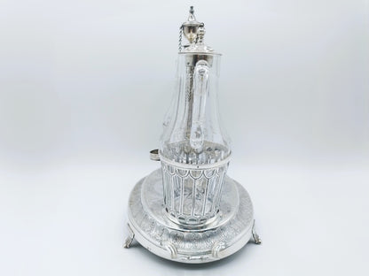 Silbernes Öl- und Essigset, CF Varmé, Paris, Frankreich, 1787