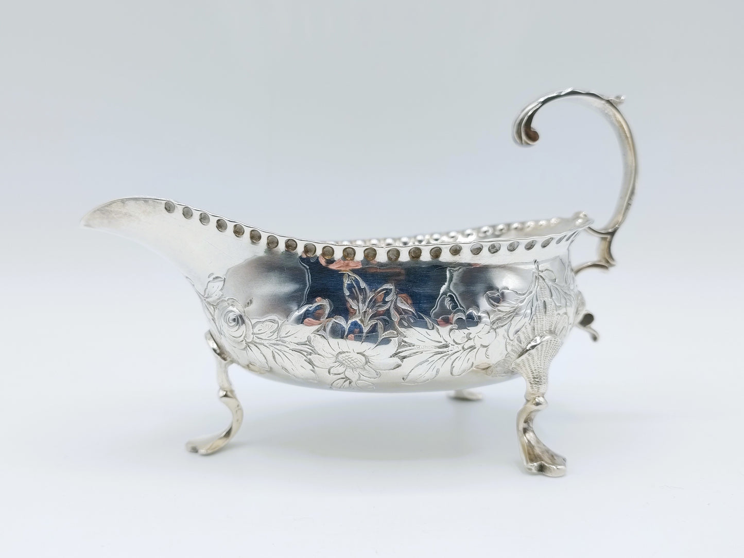 Zilveren sauskom, T. Wright, London, 1778