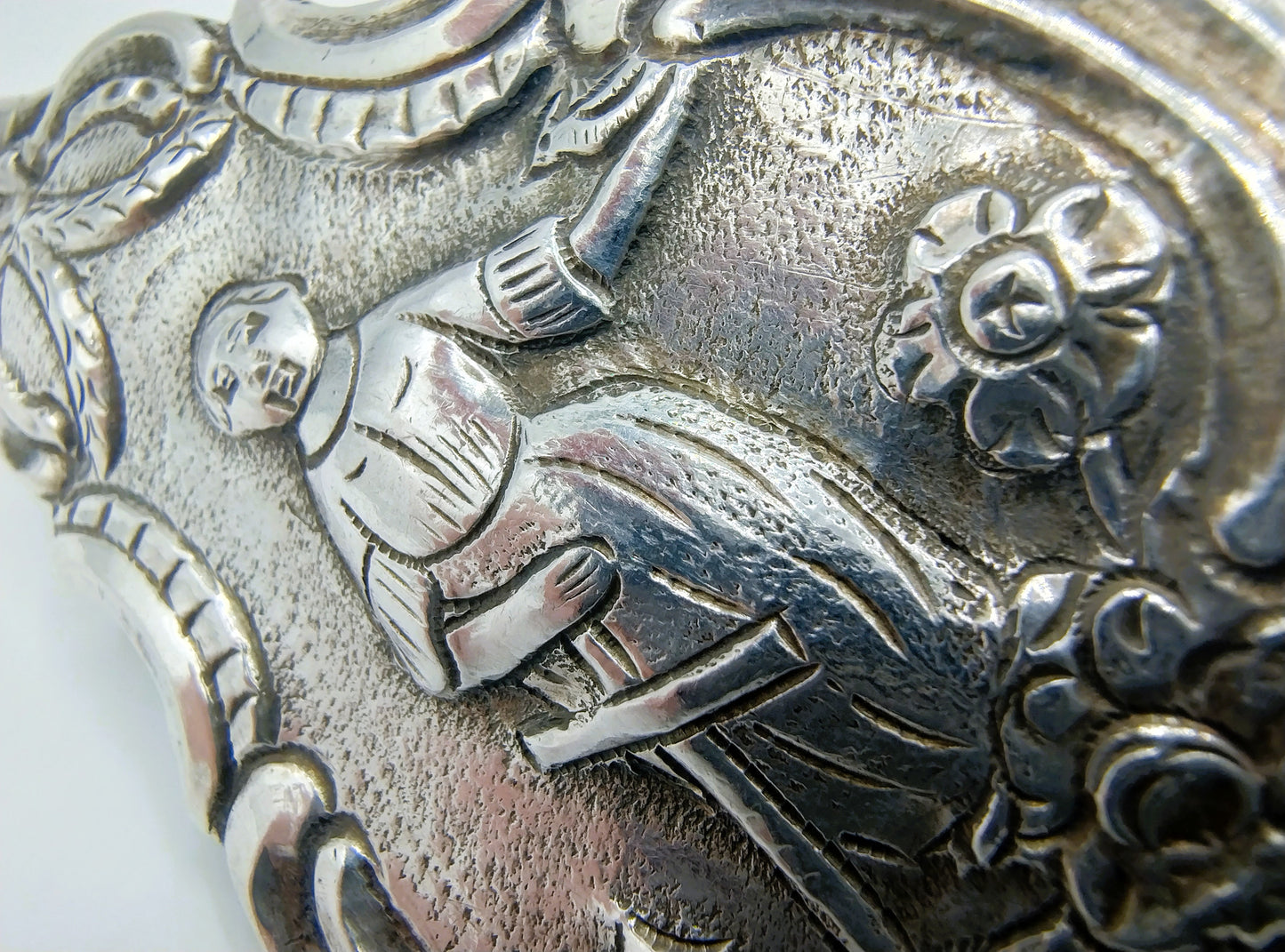 Silver bag hook, A. Oosterwerf, Sneek, ca. 1795