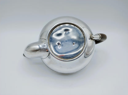 Zilveren theepot, Fa. Lang & Koops, Rotterdam, 1863