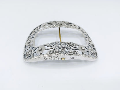 Zilveren schoengesp, Fa. H. van Delden en Zn, Zwolle, 1848