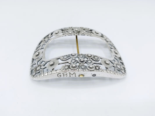 Zilveren schoengesp, Fa. H. van Delden en Zn, Zwolle, 1848