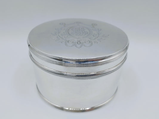 Zilveren koektrommel, E. Adelaar, Amsterdam, 1822