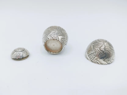 Silver incense burner / pomander, 18th century