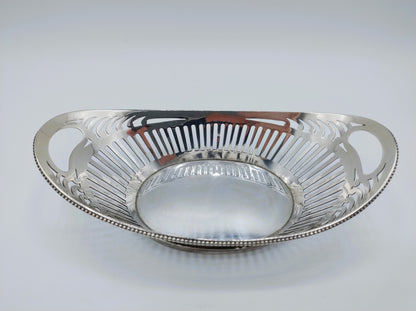 Silver bonbon basket, G. Reynen, Schoonhoven, 1921