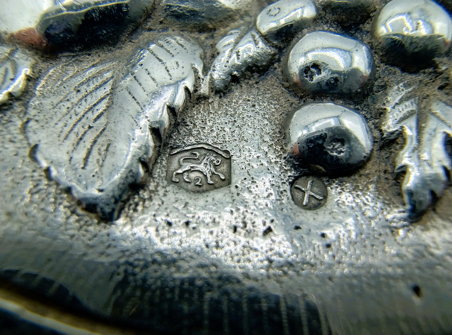 Silver jam jar lid, BW van Eldik, Zutphen, 1932