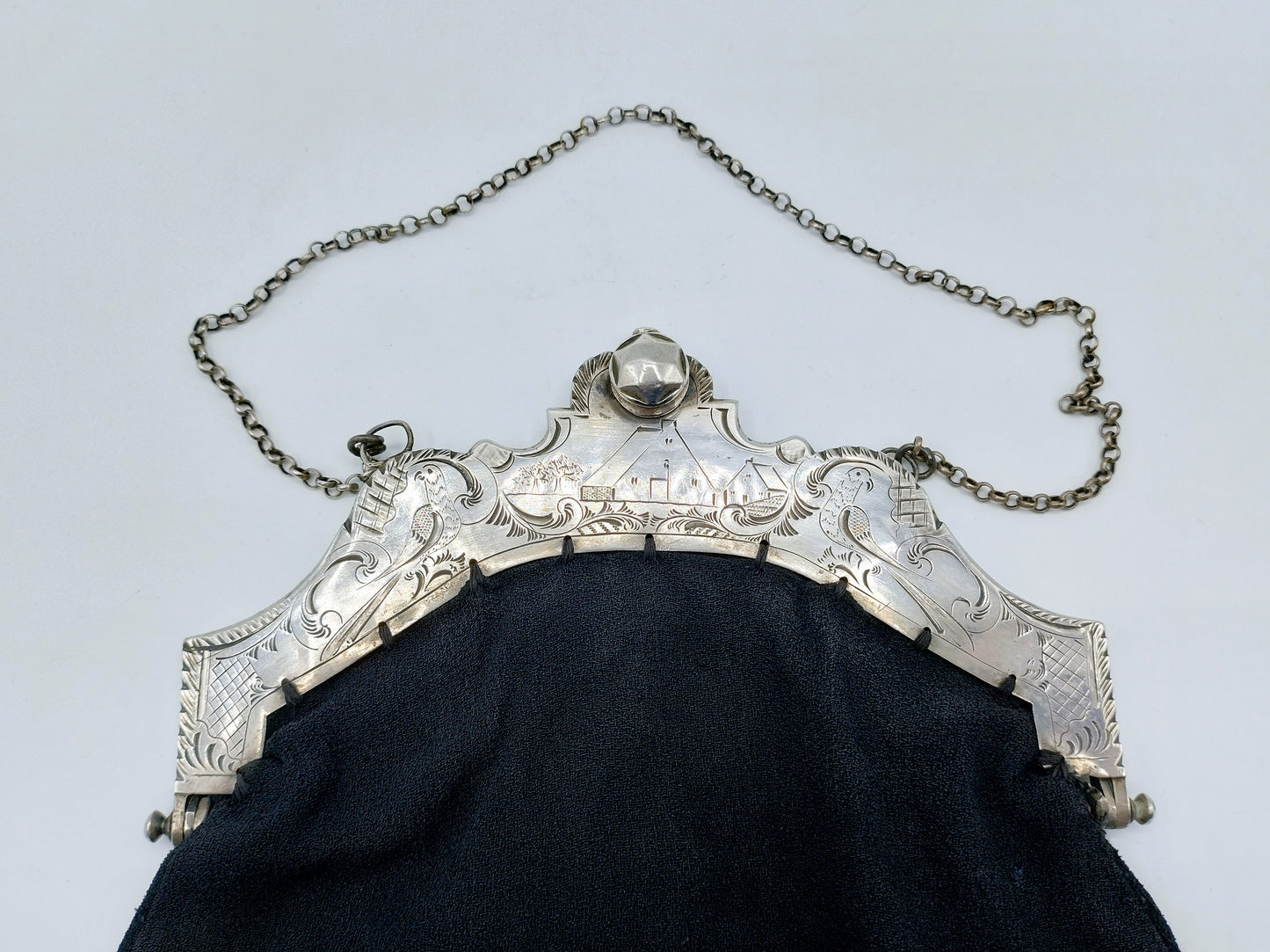 Silberner Geldbörsenverschluss, E. van Geelen, Schoonhoven, 1863