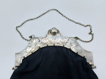 Silberner Geldbörsenverschluss, E. van Geelen, Schoonhoven, 1863