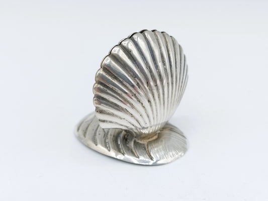 Zilveren kaarthouder, W. en Middendo Baksteen, Rotterdam, ca. 1865