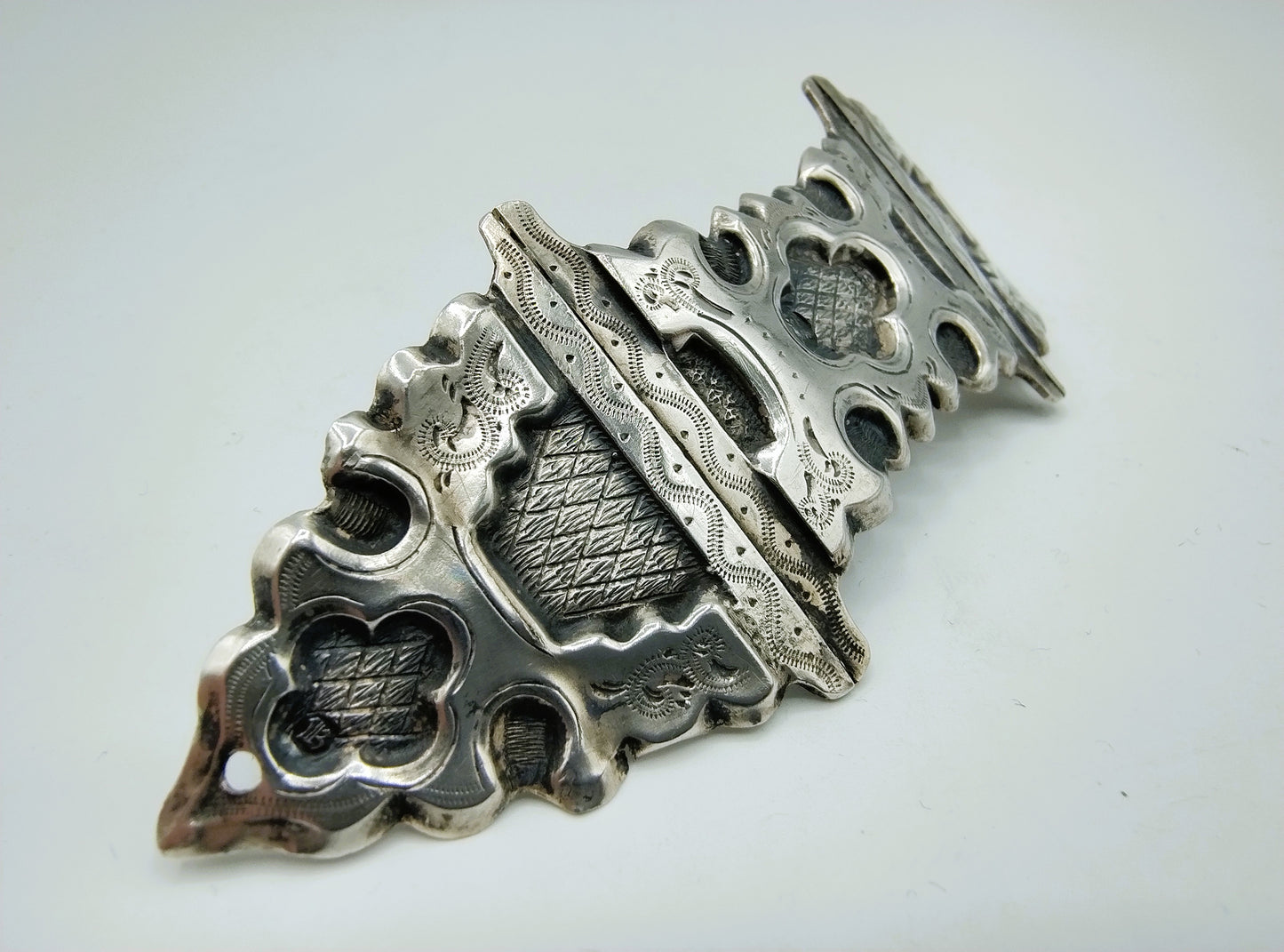 Silver hairpin, AJ Nobel, Schoonhoven, 1886