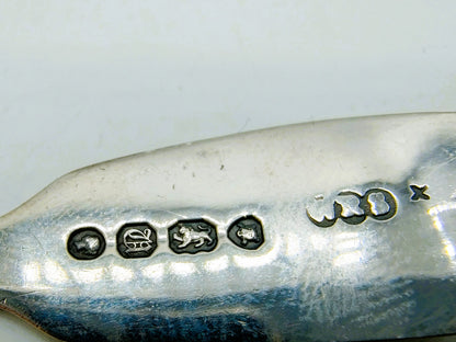 Silver mustard pot with mustard spoon, E. Barnard &amp; Sons Ltd, London, 1977