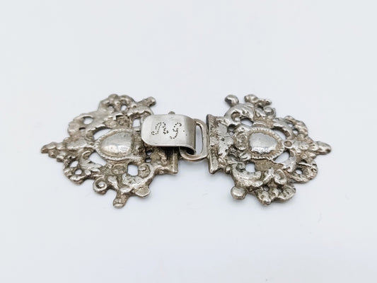 Zilveren kraalhaak, C. Ogterop, Meppel, ca. 1830