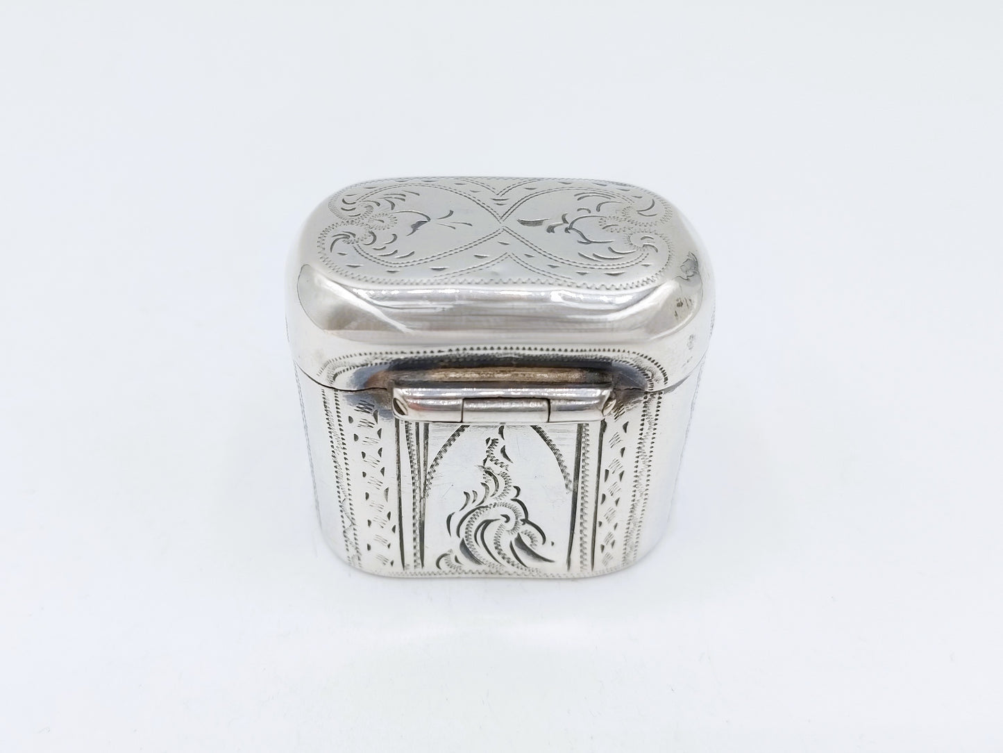 Silver loderein box, Widow van Halteren, Schoonhoven, 1877