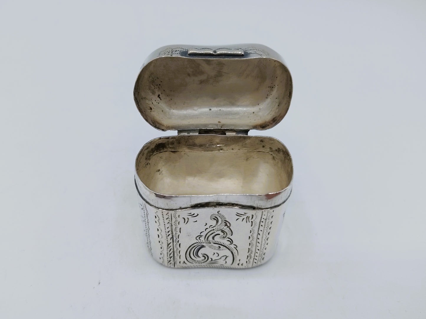 Silver loderein box, Widow van Halteren, Schoonhoven, 1877