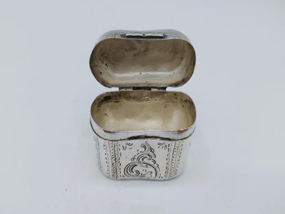 Silver loderein box, Widow van Halteren, Schoonhoven, 1877