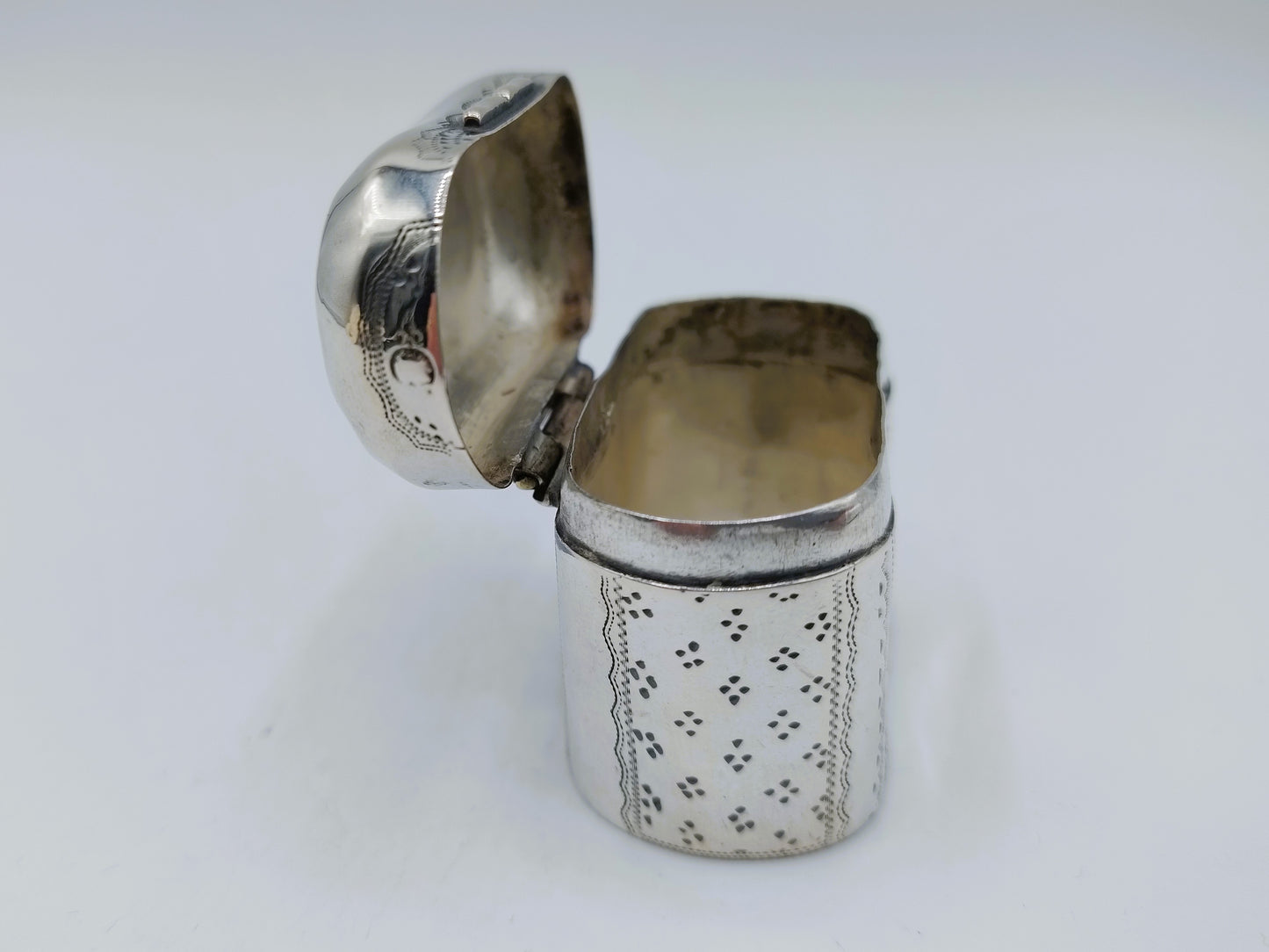 Silver loderein box, Widow van Halteren, Schoonhoven, 1877