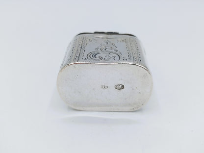 Silver loderein box, Widow van Halteren, Schoonhoven, 1877
